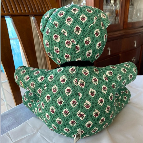 Vintage Vera Bradley retired print Kelly Greenfield teddy bear. - Picture 3 of 8